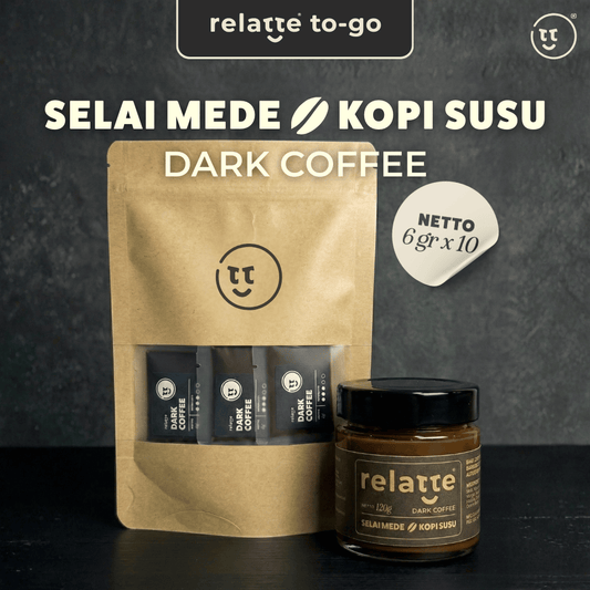 Dark Coffee Spread To Go (6gr x 10pcs) by Relatte